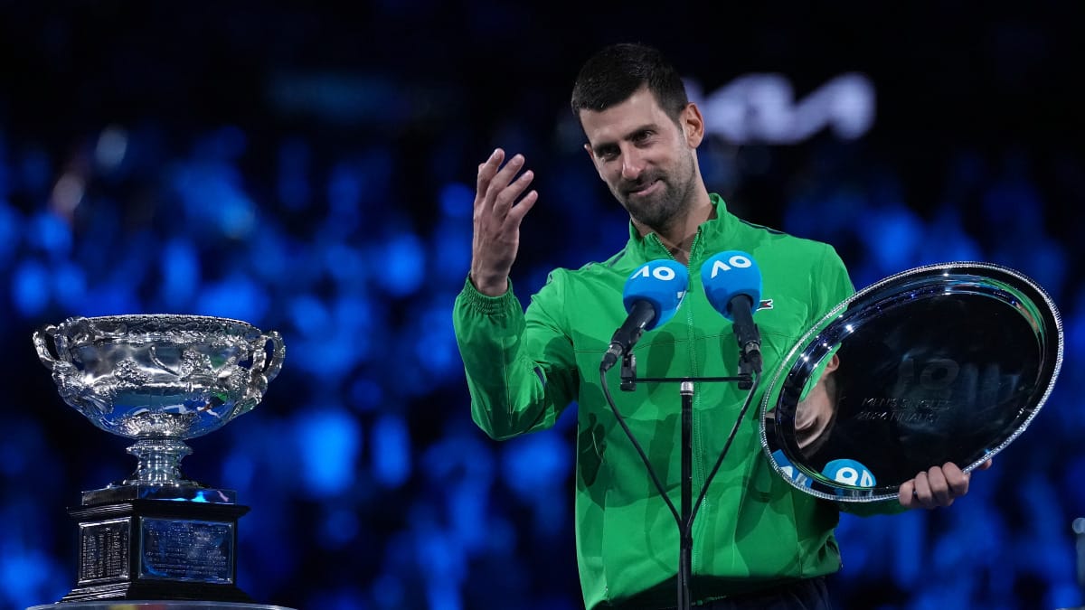 Djokovic slammed over 'pathetic' political statement during Australian Open final: 'No matter how great an athlete...'