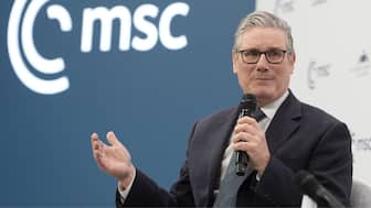 Britain's Prime Minister Keir Starmer takes part in a panel discussion at the 62nd Munich Security Conference (MSC) on February 14, 2026 in Munich, southern Germany. AFP File