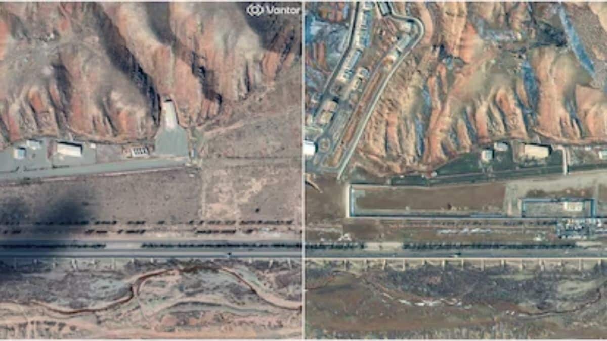 Satellite images show ‘concrete sarcophagus’ rising over facility at sensitive Iranian site