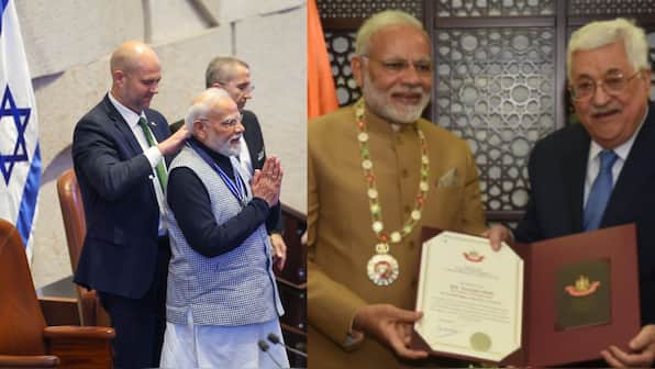 PM Modi among few global leaders honoured by both Israel and Palestine