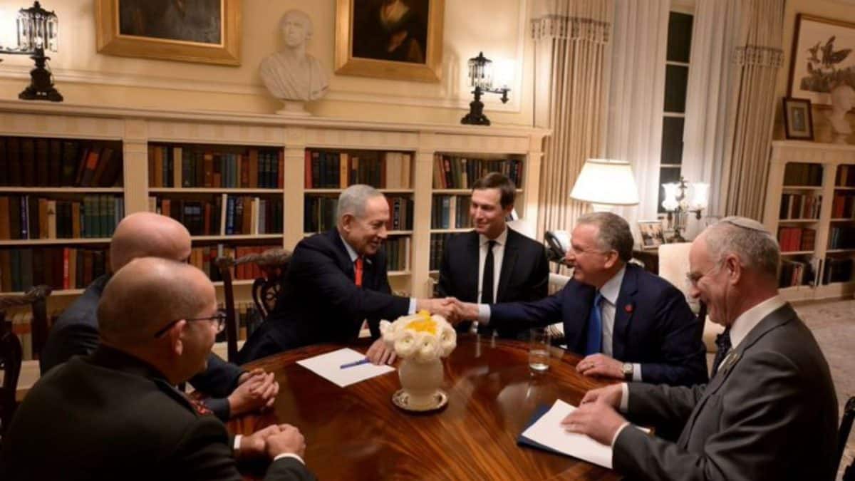 Netanyahu lands in Washington for Trump talks, holds pre-meeting discussions with Witkoff, Kushner on Iran