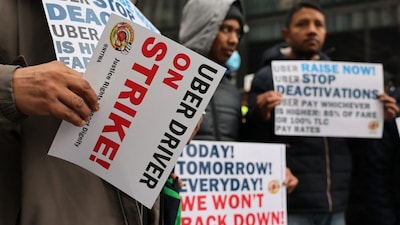 Is there any connection between the strike and Bharat Taxi’s launch? Let's find out. AFP