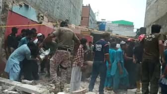 Tragedy in Karachi as gas cylinder explosion levels residential building, claiming thirteen lives including seven children.