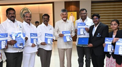 Andhra Pradesh Chief Minister, N. Chandrababu Naidu. Image Credit: X/ pilloo_ai
