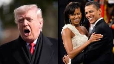 Trump posts AI video morphing Obamas into monkeys amid 2020 election conspiracy claims.