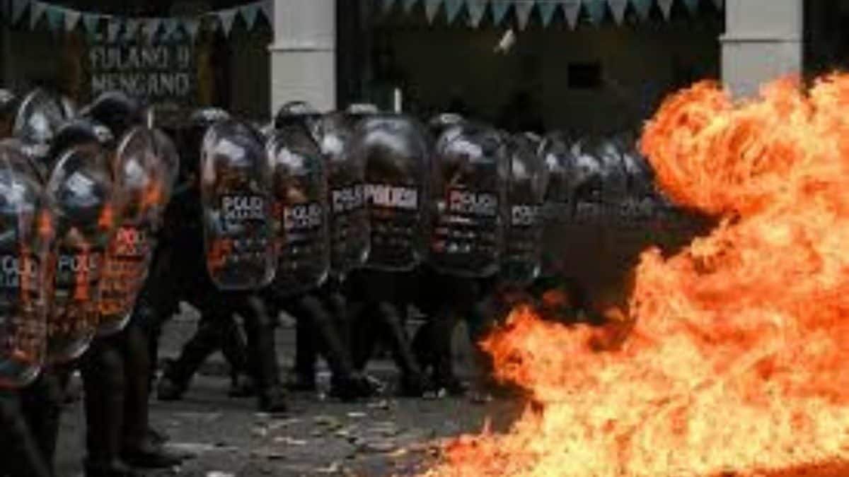 Argentina: Protesters clash with police during rally against Milei's labour reforms | Watch
