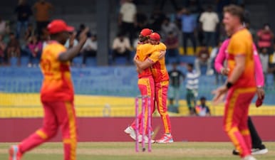 Zimbabwe upstaged Australia in the group stage to clear their way for the Super 8s. AP