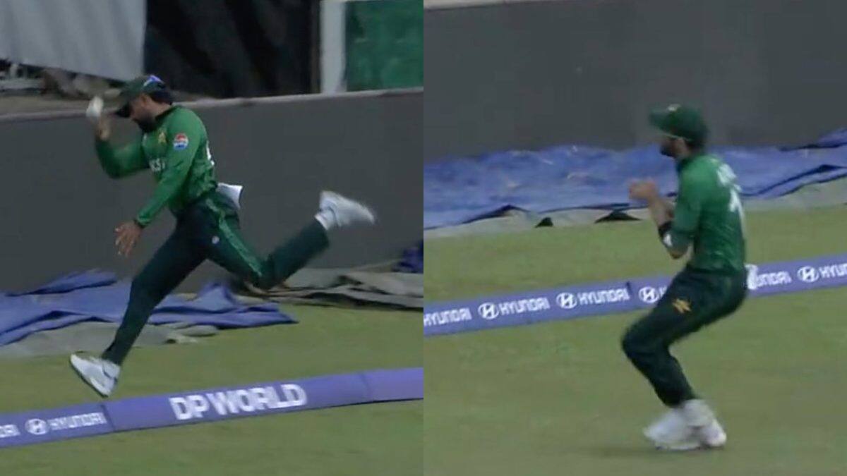 Babar Azam, Shaheen Afridi combine for mind-blowing catch as Pakistan ...