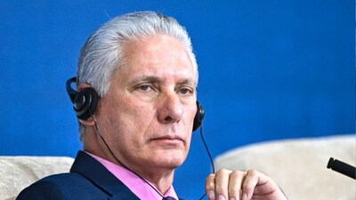 Cuban President Miguel Diaz-Canel. (Reuters)