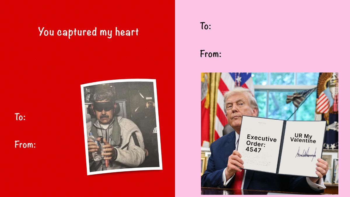 White House Drops Cheeky Political Valentine's Cards