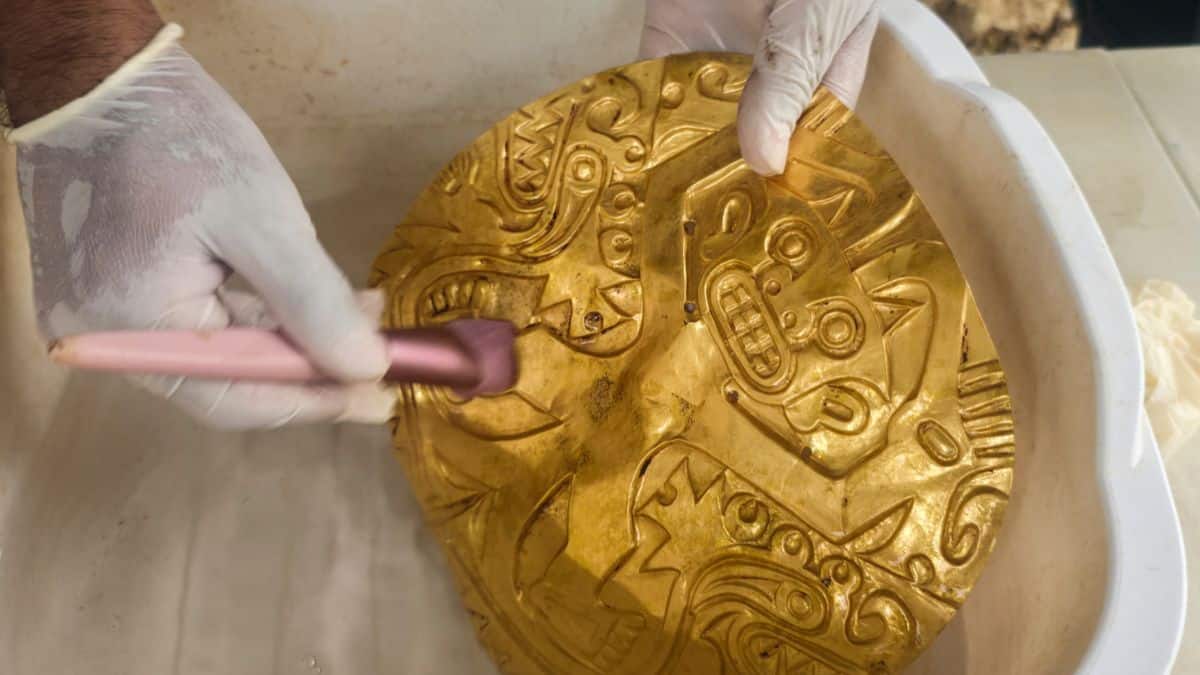 Tomb over 1,000 years old uncovered in Panama with gold and ceramic artefacts