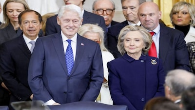 Former US President Bill Clinton and Hillary Clinton have also found themselves embroiled in the Epstein scandal. File image/Reuters