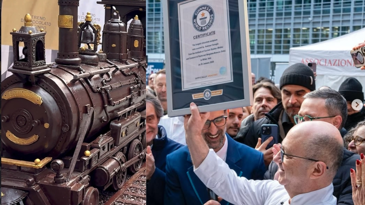 All aboard the world’s sweetest ride: A 55-meter chocolate train sets a Guinness World Record All aboard the world’s sweetest ride: A 55-meter chocolate train sets a Guinness World Record