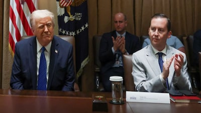 The US ambassador to India, Sergio Gor, has been receiving praise for being Donald Trump's key architect for reshaping US-India relations and getting the two sides to agree to a trade deal. File image/Reuters