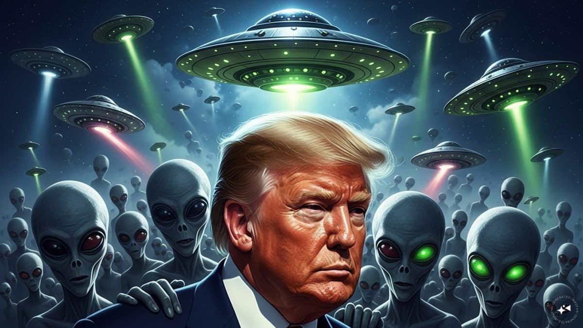 Trump says he ‘doesn’t know if aliens are real’ but orders release of data on UFOs