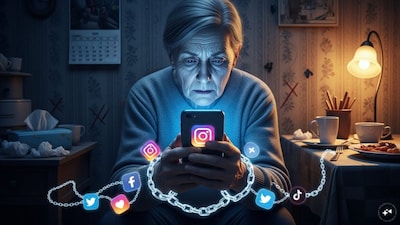 Neuroscience research has shown that short-form videos can alter reward pathways and reduce enjoyment as well as engagement in everyday activities. Representational image 