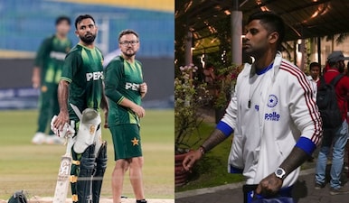 India will be playing a home T20 World Cup match against Pakistan outside of their home. Images: PTI