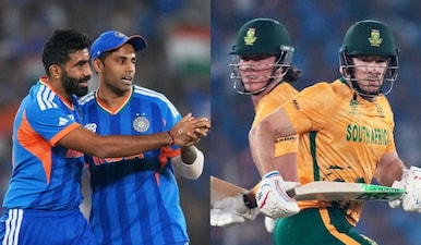 India are heavily reliant on South Africa now to qualify for the semi-finals in the T20 World Cup 2026. Images: AP