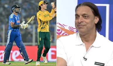 India's semi-final chances have taken a big hit after the heavy defeat against South Africa. Image: AFP/YT