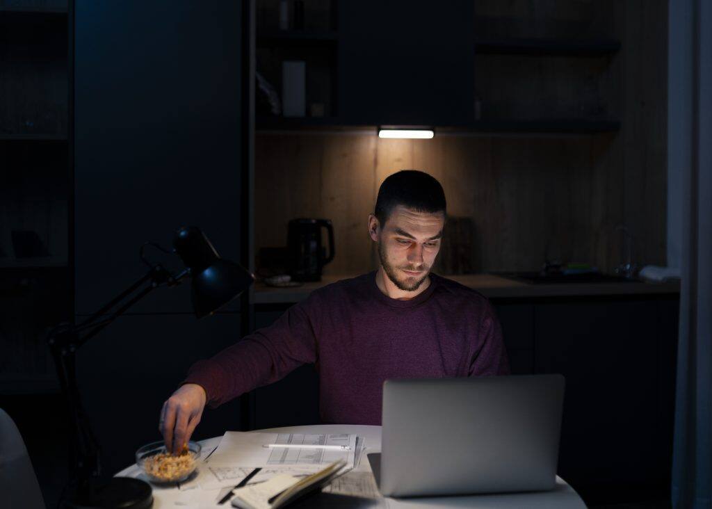 19-hours at work