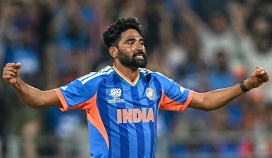 Mohammed Siraj picked up three wickets in the tournament opener against USA. Image: AFP