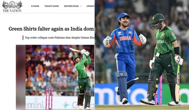 Pakistan media reports on India match remain outdated or generic. Image: AFP