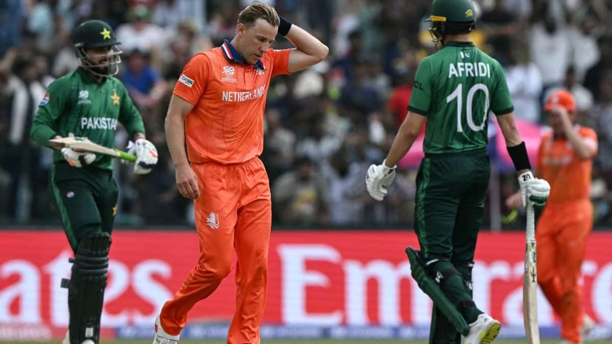 Pakistan vs Netherlands, ICC Men's T20 World Cup 2026 경기 장면