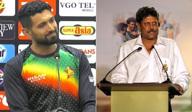 Sikandar Raza delivered a heartfelt speech ahead of Zimbabwe's do-or-die clash against India. Image: PCB/Reuters