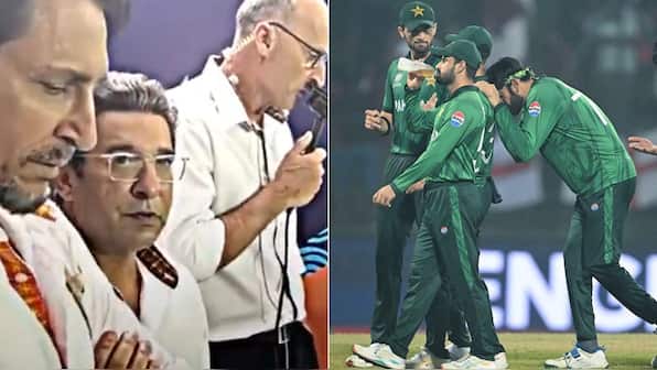 Wasim Akram’s expression says it all as Pakistan pushed to brink of elimination in T20 World Cup 2026 - WATCH