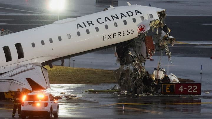The miraculous survival of Air Canada flight attendant during crash at New York airport