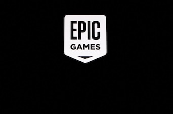 FILE PHOTO: The Epic Games logo, maker of the popular video game "Fortnite", is pictured on a screen in this picture illustration August 14, 2020. REUTERS/Brendan McDermid/Illustration/File Photo