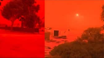 Skies in Australia turn blood-red as Cyclone Narelle lifts iron-rich dust | Watch