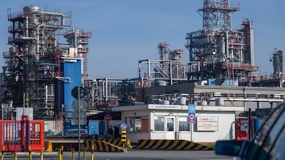 Russia loses 40% of oil export capacity as Ukraine hits ports, pipelines and tankers. File/AFP