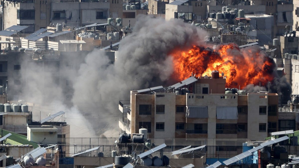 A fireball rises from the site of an Israeli air strike in the southern suburbs of the Lebanese capital Beirut on March 9, 2026. (AFP) A fireball rises from the site of an Israeli air strike in the southern suburbs of the Lebanese capital Beirut on March 9, 2026. (AFP)