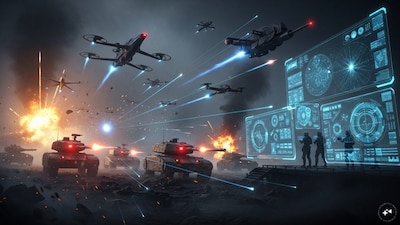 The rise of autonomous weapon systems signals a dangerous abdication of human judgement, normalising AI-controlled warfare before safeguards and accountability can catch up. Representational image. 