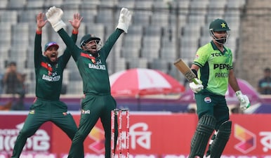 Bangladesh lead the three-match ODI series 1-0 against Pakistan after winning the first match by eight wickets. Image: AP