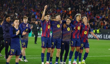 Champions League quarter-finals will start on 7 April 2026 with Real Madrid facing Bayern Munich, while Barcelona will be up against Atletico Madrid. Image: Reuters
