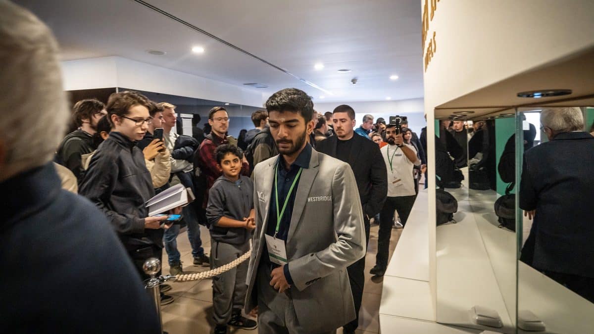 Haunted again by Abdusattorov, Gukesh blunders, ‘panics’ and resigns; viral video shows champion helpless