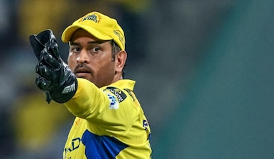 MS Dhoni is yet to face a single delivery in the 2026 Indian Premier League due to a calf strain. AFP