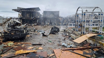 Debris lie at the site of a drug rehabilitation hospital destroyed in what the Taliban said was a Pakistani air strike in Kabul, Afghanistan, March 18, 2026. (Photo: Yunus Yawar/Reuters) 