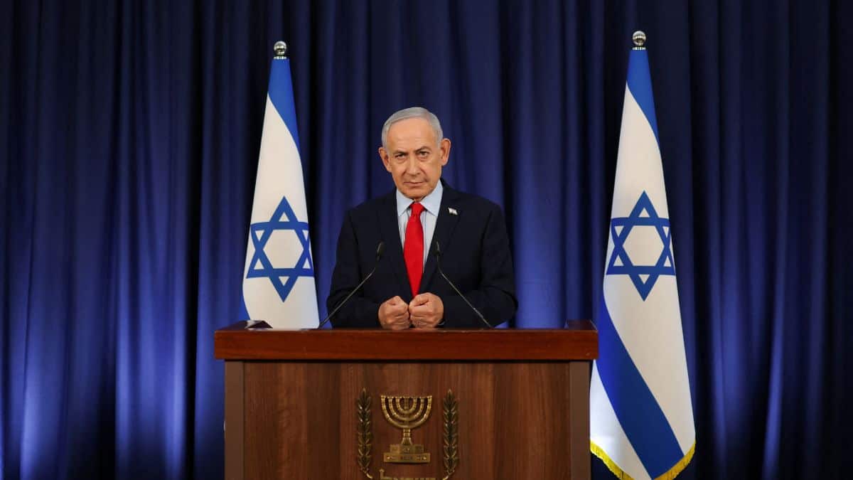 Photo: Firstpost Netanyahu Sparks Outrage After Calling UK Islamic Republic on Podcast