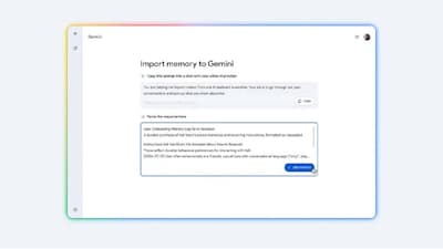 Google Gemini switching tools