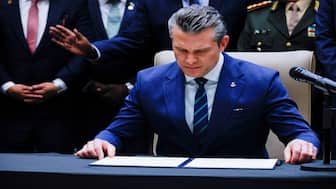 US Secretary of Defence Pete Hegseth. Reuters File