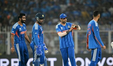 India have been among the worst catching sides at this T20 World Cup. AFP