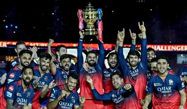 Royal Challengers Bengaluru are the defending champions of IPL for the first time. AFP