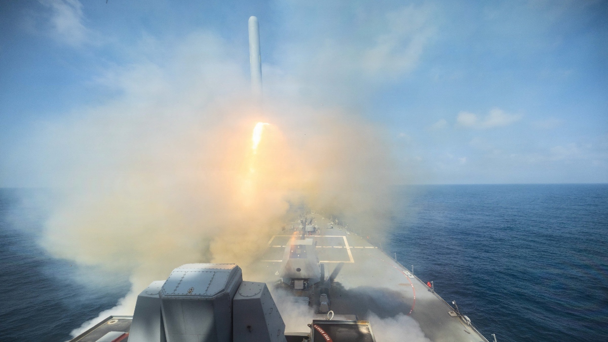 Arleigh Burke-class guided-missile destroyer USS Spruance fires a Tomahawk Land Attack Missile in support of Operation Epic Fury, at an undisclosed location, on February 28, 2026. Reuters File Arleigh Burke-class guided-missile destroyer USS Spruance fires a Tomahawk Land Attack Missile in support of Operation Epic Fury, at an undisclosed location, on February 28, 2026. Reuters File