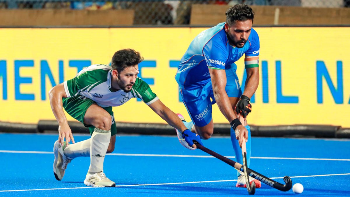 India face Pakistan in Pool D of the FIH Men's Hockey World Cup 2026 in Belgium and Netherlands this August. Image: Hockey India
India face Pakistan in Pool D of the FIH Men's Hockey World Cup 2026 in Belgium and Netherlands this August. Image: Hockey India
