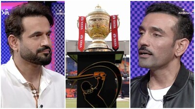 Former India cricketers Irfan Pathan and Robin Uthappa shared contrasting views on the topic of a six-month IPL window. Image: BCCI/Star Sports screengrab