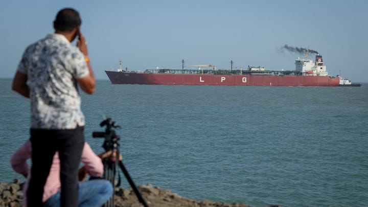 Missiles overhead, mines below: This Indian LPG tanker navigated a ‘secret’ Iranian channel to reach home