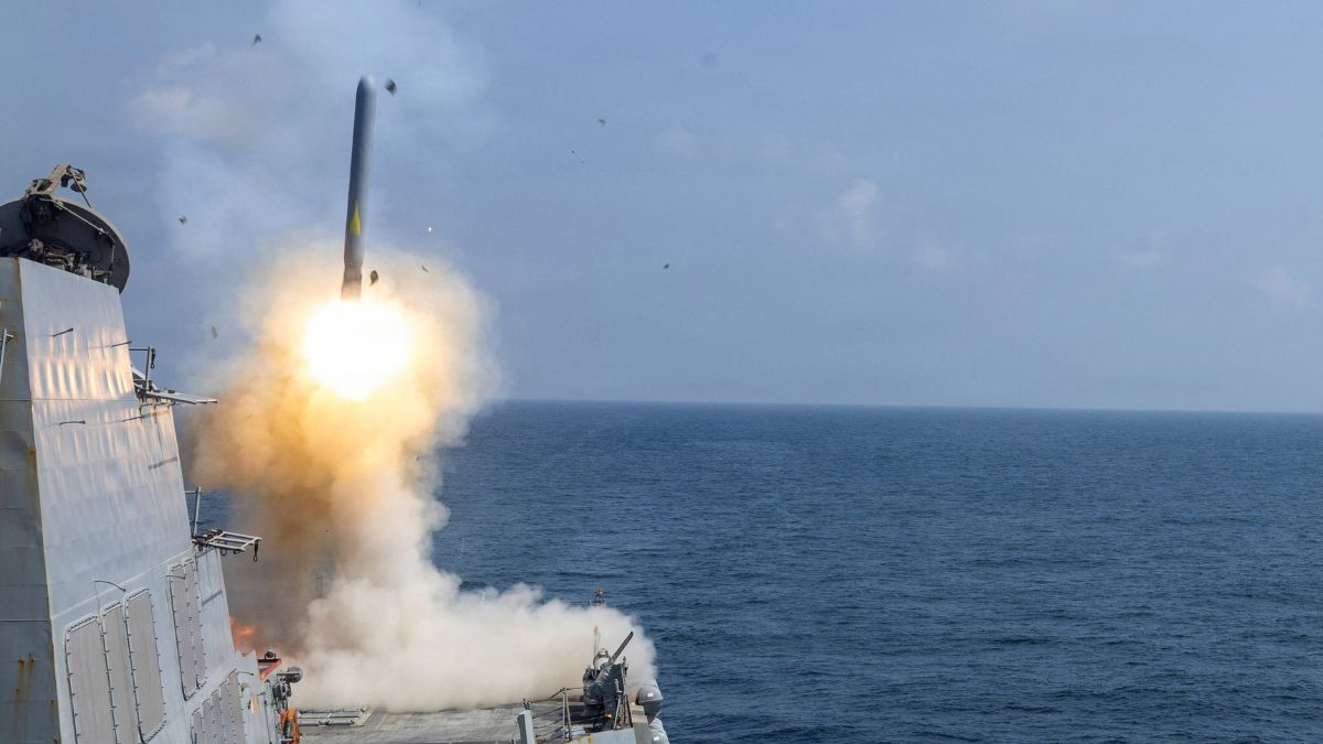 The US Navy Arleigh Burke-class guided-missile destroyer USS Delbert D Black fires a Tomahawk Land Attack Missile (TLAM) in support of the Operation Epic Fury attack on Iran from an undisclosed location, February 28, 2026. US Navy The US Navy Arleigh Burke-class guided-missile destroyer USS Delbert D Black fires a Tomahawk Land Attack Missile (TLAM) in support of the Operation Epic Fury attack on Iran from an undisclosed location, February 28, 2026. US Navy